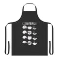 Converge band logo printed on a high-quality cotton apron