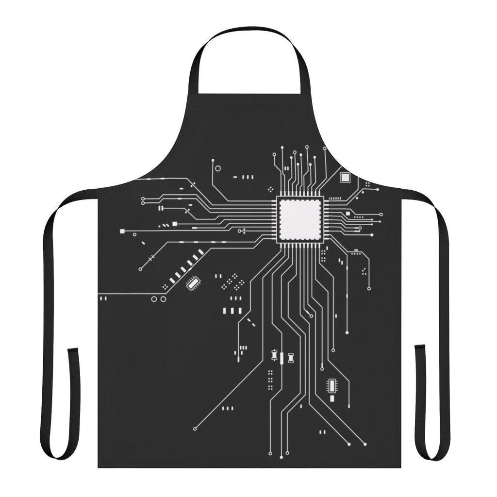 Cpu Processor Circuit Diagram Apron for Electronics Enthusiasts