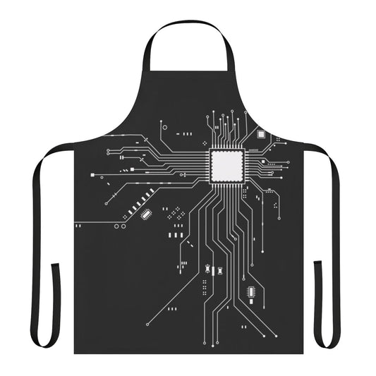 Cpu Processor Circuit Diagram Apron for Electronics Enthusiasts