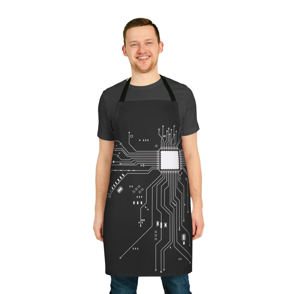 Cpu Processor Circuit Diagram Apron for Electronics Enthusiasts