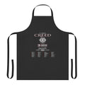 Creed-inspired summer apron with band logo and tour references
