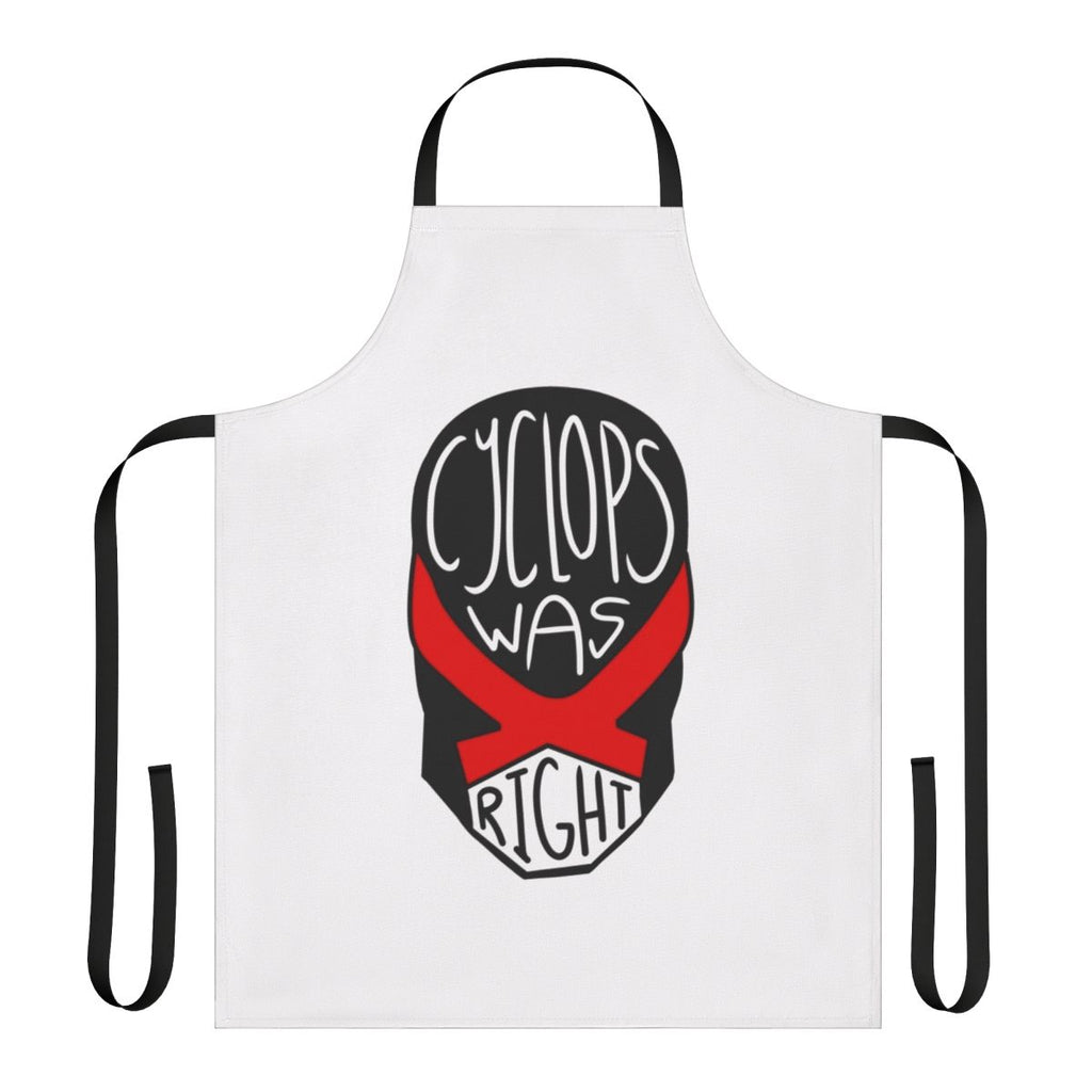 Cyclops Was Right Apron featuring the iconic X-Men character