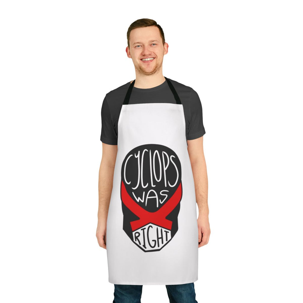 Cyclops Was Right Apron featuring the iconic X-Men character