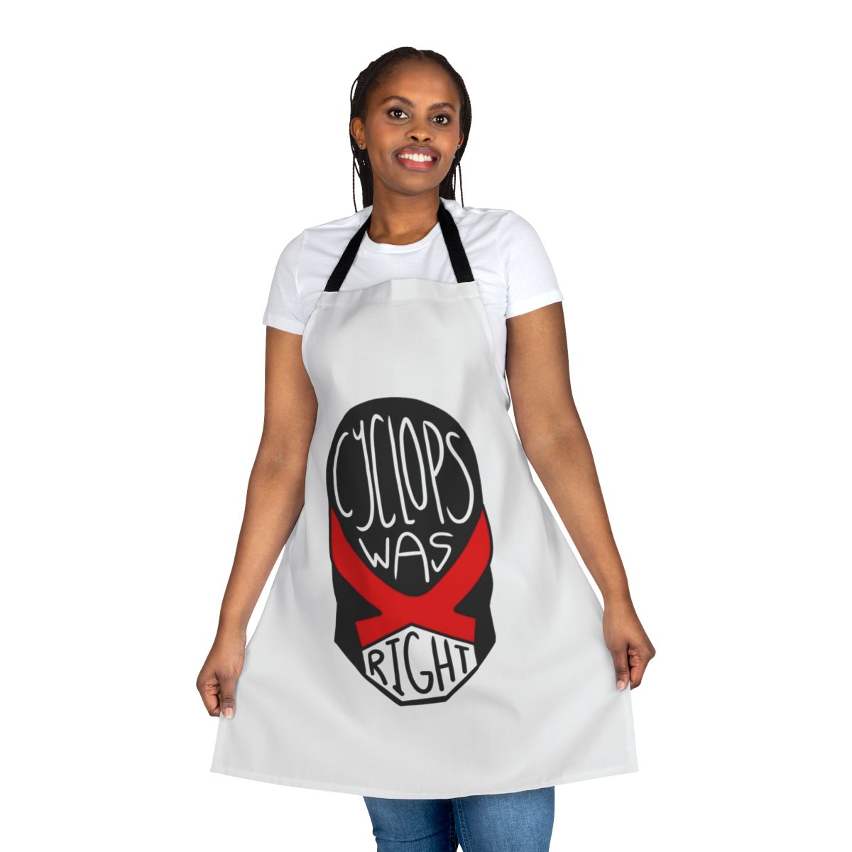 Cyclops Was Right Apron featuring the iconic X-Men character