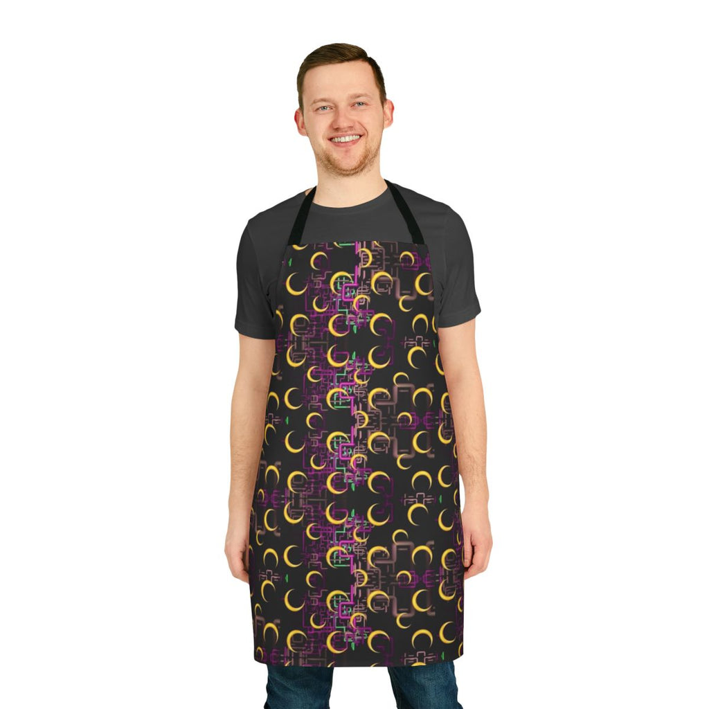 Apron featuring a cool and unique Dan Flashes pattern, a nod to the hit comedy series "I Think You Should Leave with Tim Robinson".