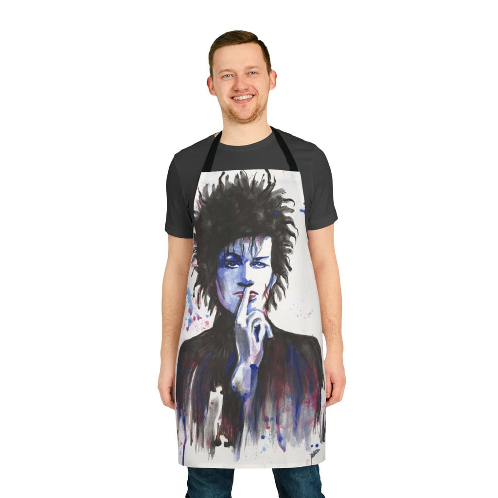 Daniel Ash Inspired Watercolor Apron for Music Fans