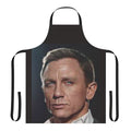 Stylish Apron Featuring a Daniel Craig Inspired Design