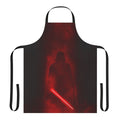 Sleek black apron with Darth Vader inspired design for Star Wars enthusiasts