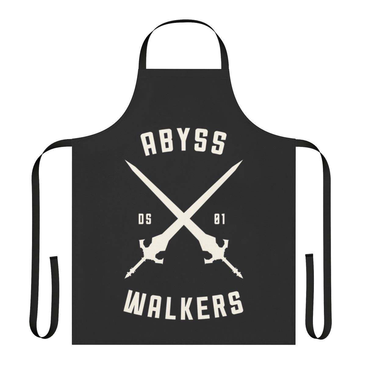 Dark Souls-inspired apron featuring the Abyss Walker design