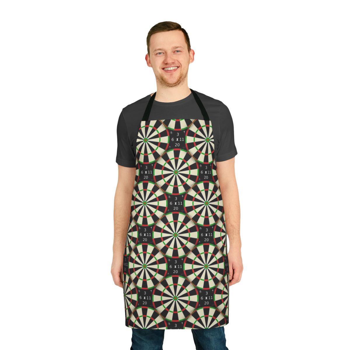 Dartboard design 180 dart apron