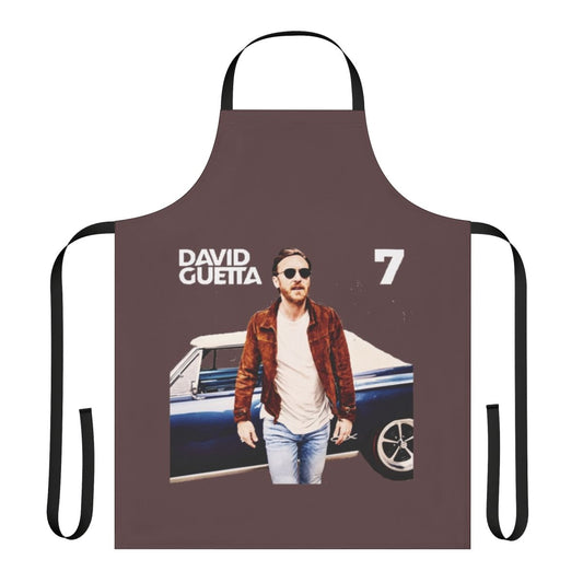 David Guetta inspired apron featuring the album cover art