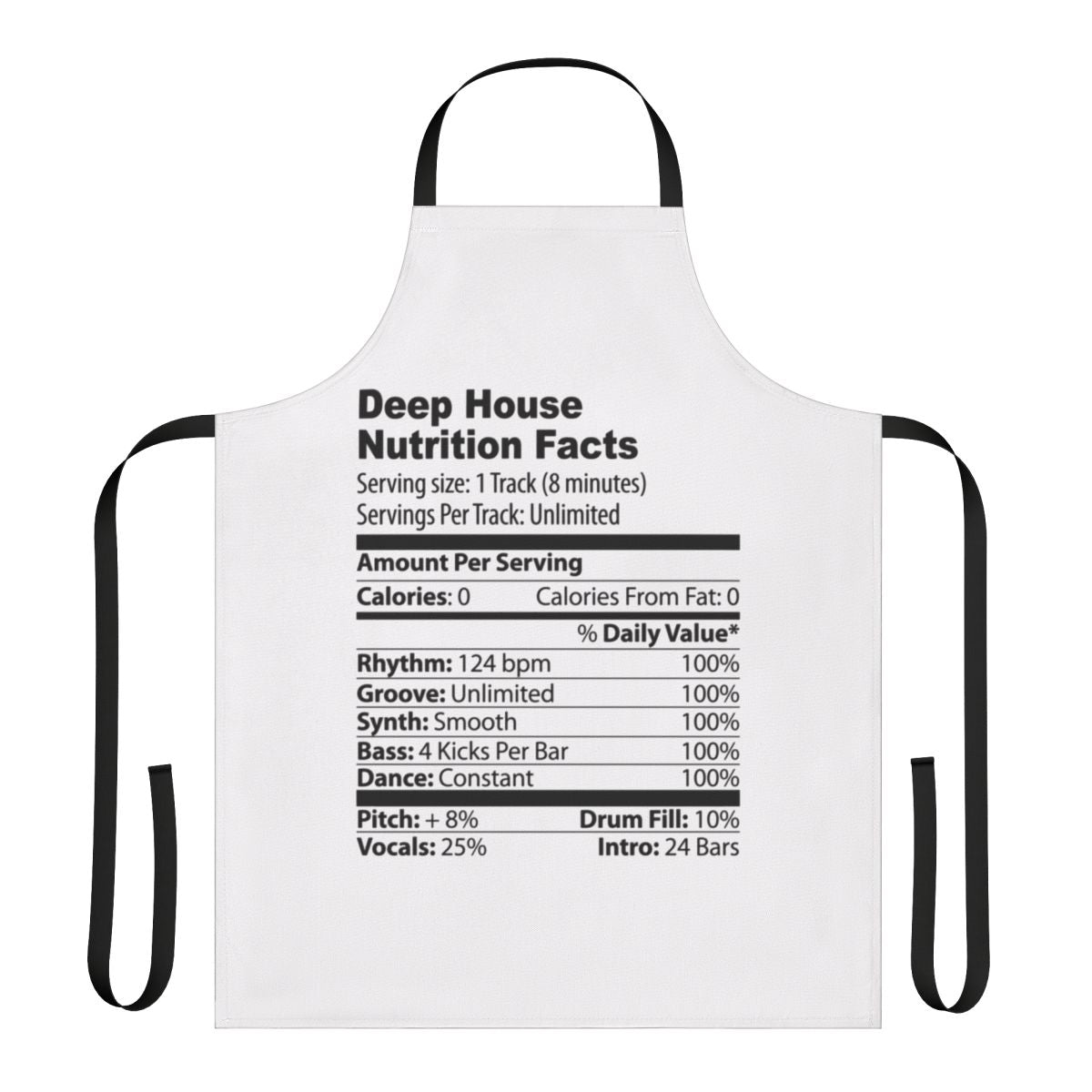 Deep House Music Apron for Festivals and DJs