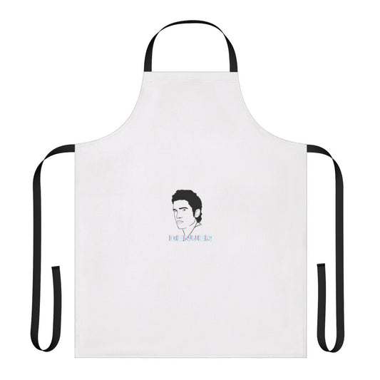Denver-inspired Money Heist apron with bold graphic design