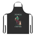 Stylish design lover's apron featuring a humorous and creative design quote