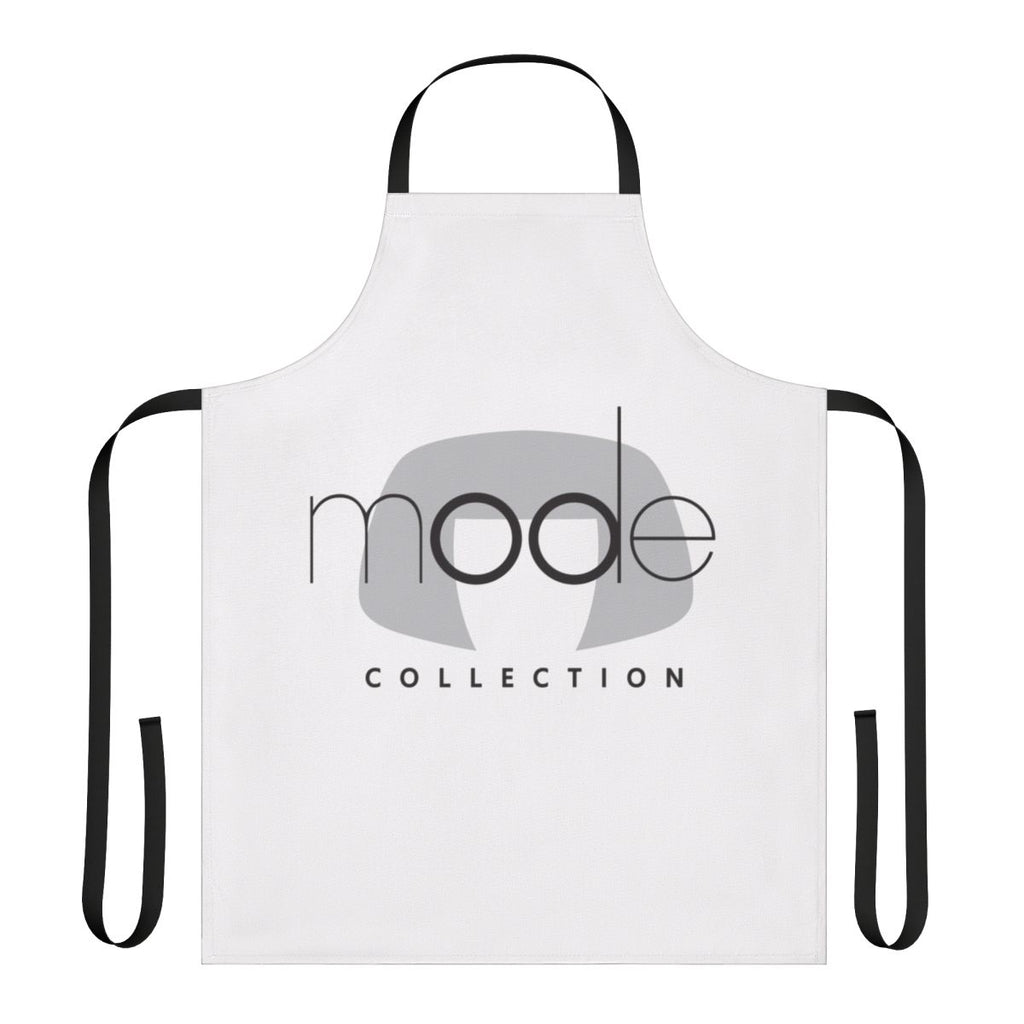 Fashionable designer apron with superhero movie theme