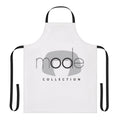 Fashionable designer apron with superhero movie theme