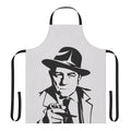 A high-quality apron featuring a detective/police theme, perfect for crime fiction fans and home chefs.