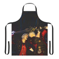 Devil-inspired gaming apron featuring characters from the popular Devil May Cry series