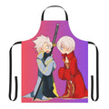Devil May Cry fan art apron featuring characters Dante, Vergil, and Nero