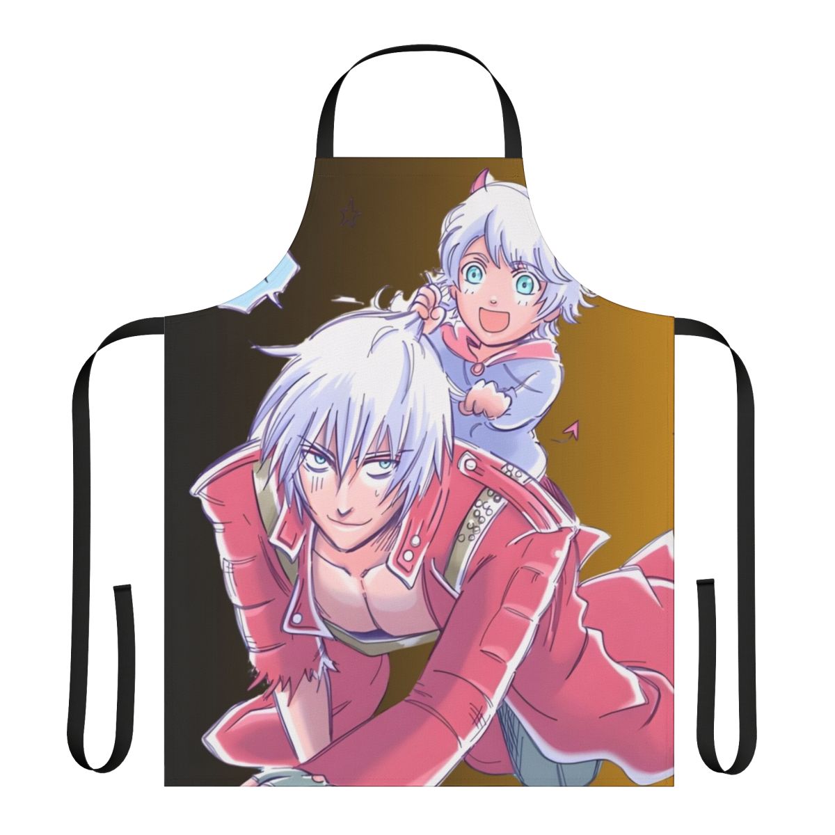 Devil May Cry themed apron featuring fan art design