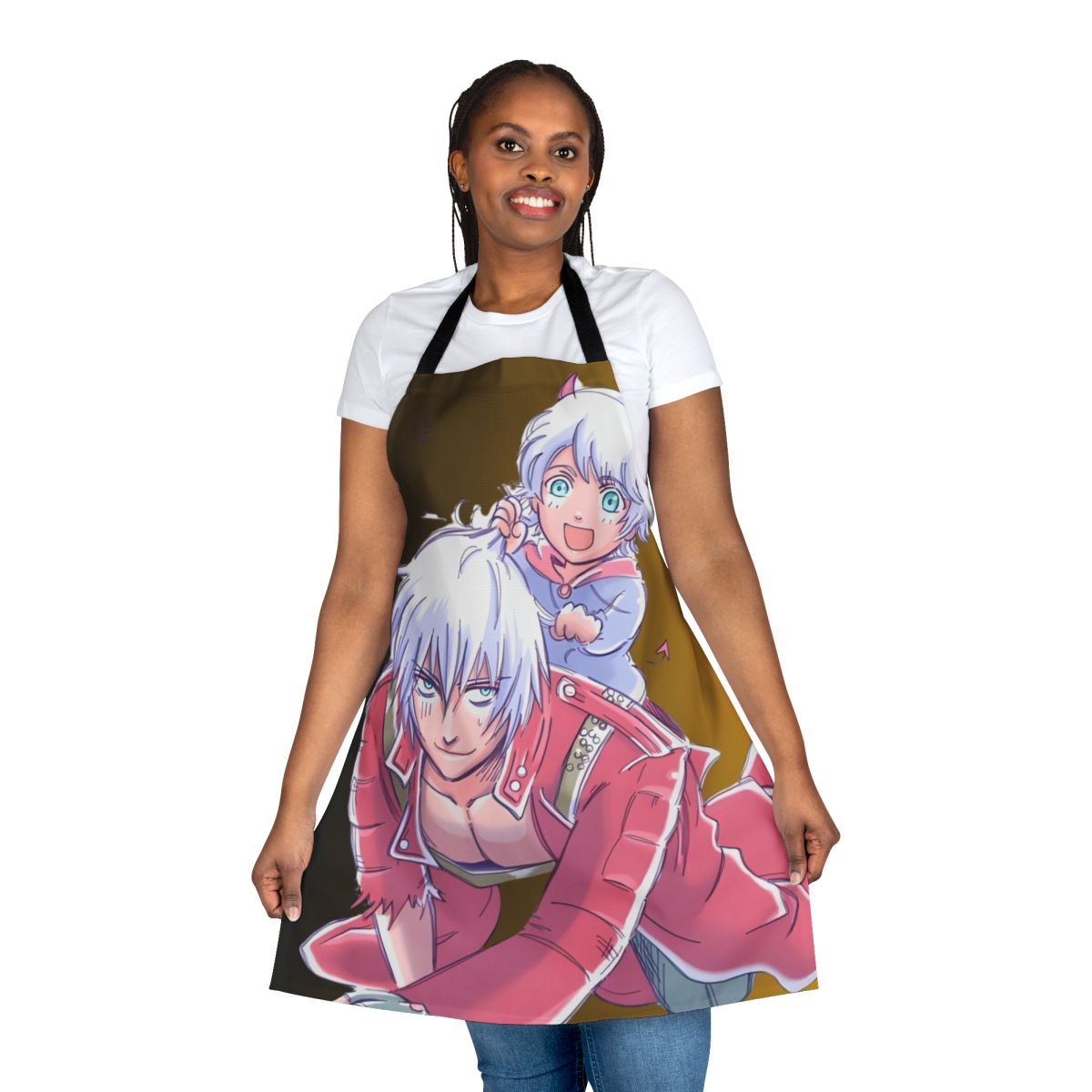 Devil May Cry themed apron featuring fan art design