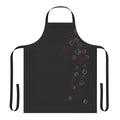 A pink apron with a cascading dice pattern, perfect for gamers and RPG enthusiasts.
