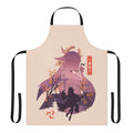 Divina Vulpes inspired apron with a cute and stylish design for gaming and anime enthusiasts