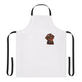 Dog lover apron with cute dog graphic design