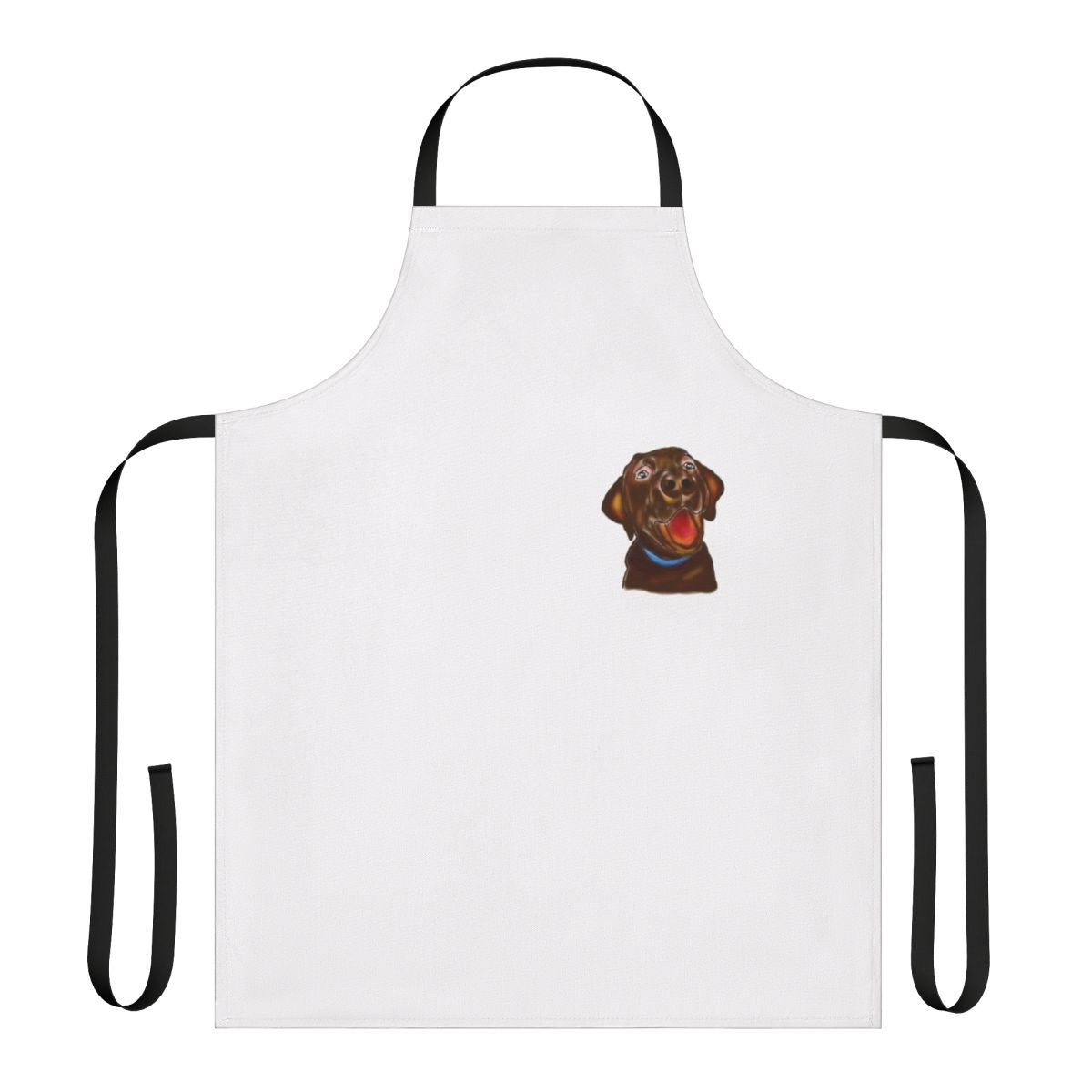 Dog lover apron with cute dog graphic design