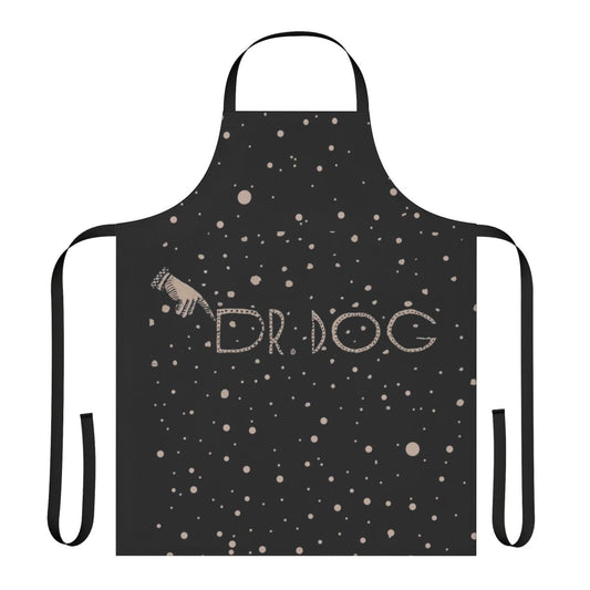 Fashionable apron featuring a playful dog toothbrush design for the indie and alternative minded.