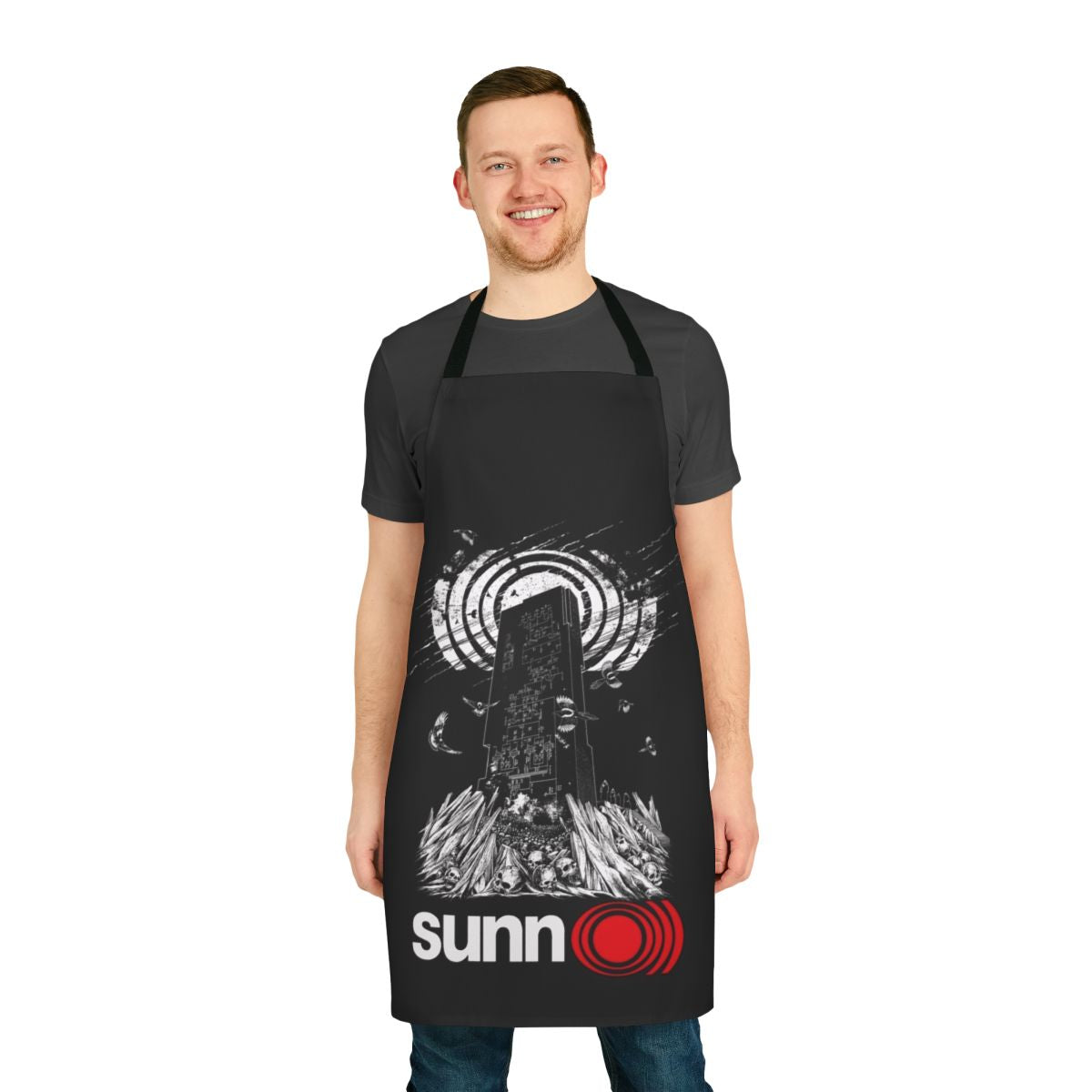 Sunn O Apron - Stylish doom metal inspired kitchen apron