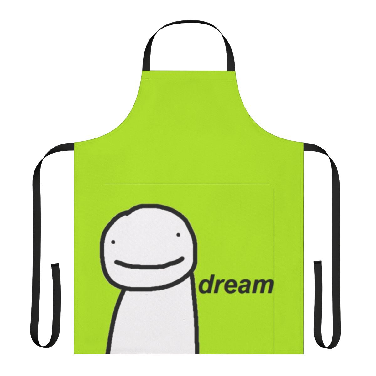 Comfortable and durable apron featuring the iconic green dream look from the popular Minecraft YouTuber Dream.