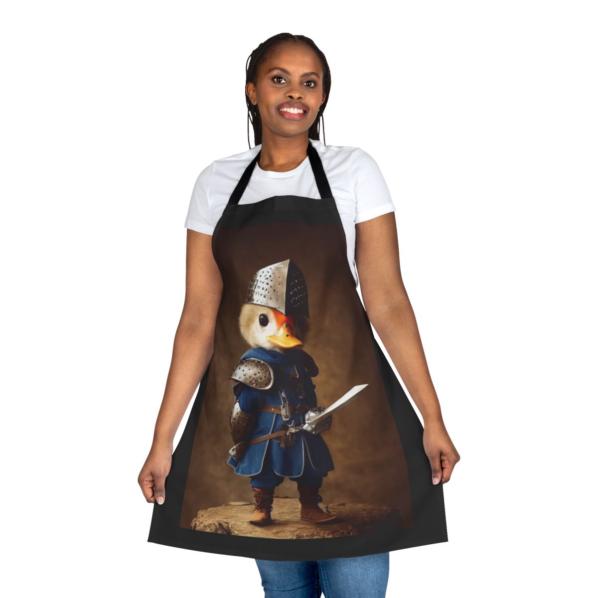 Vibrant duck-themed apron for the kitchen