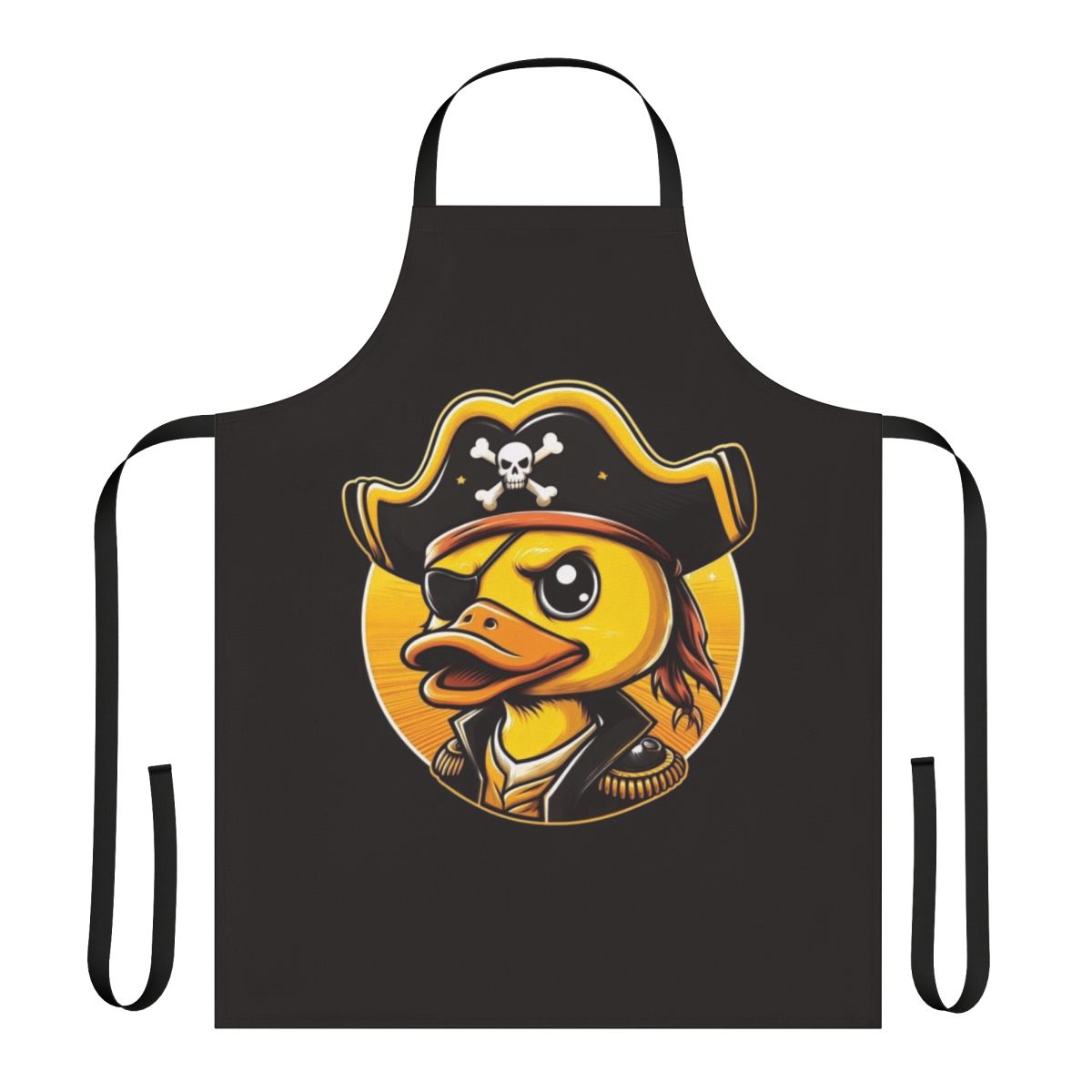 Pirate-themed duck apron with a cool, eye-catching design