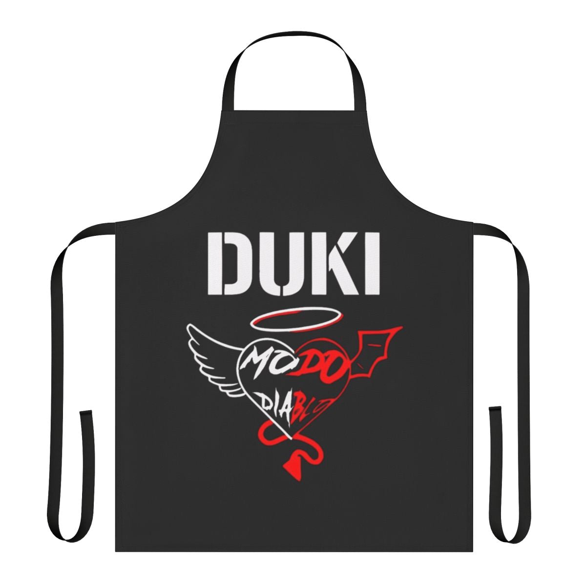 Duki-inspired apron with music, Argentina, and rockstar design elements