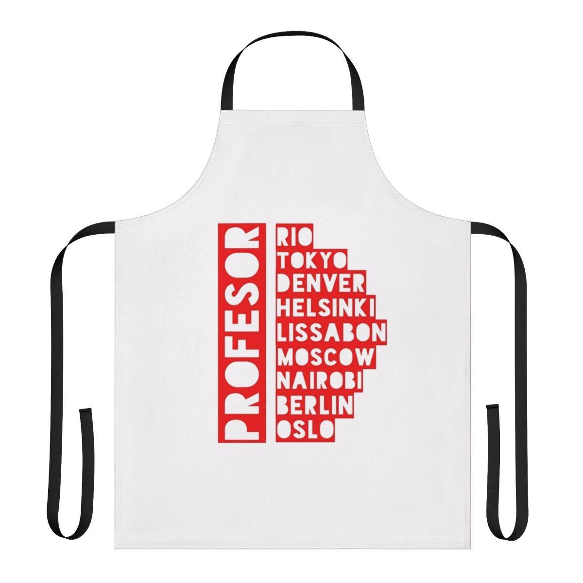 "El Profesor" Inspired Apron - Stylish Tribute to Money Heist