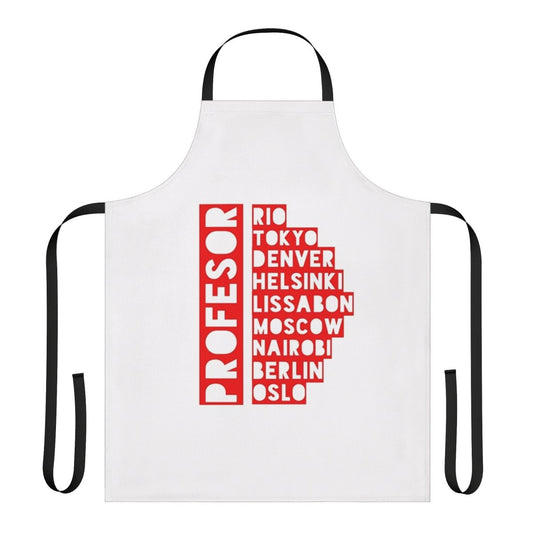 "El Profesor" Inspired Apron - Stylish Tribute to Money Heist