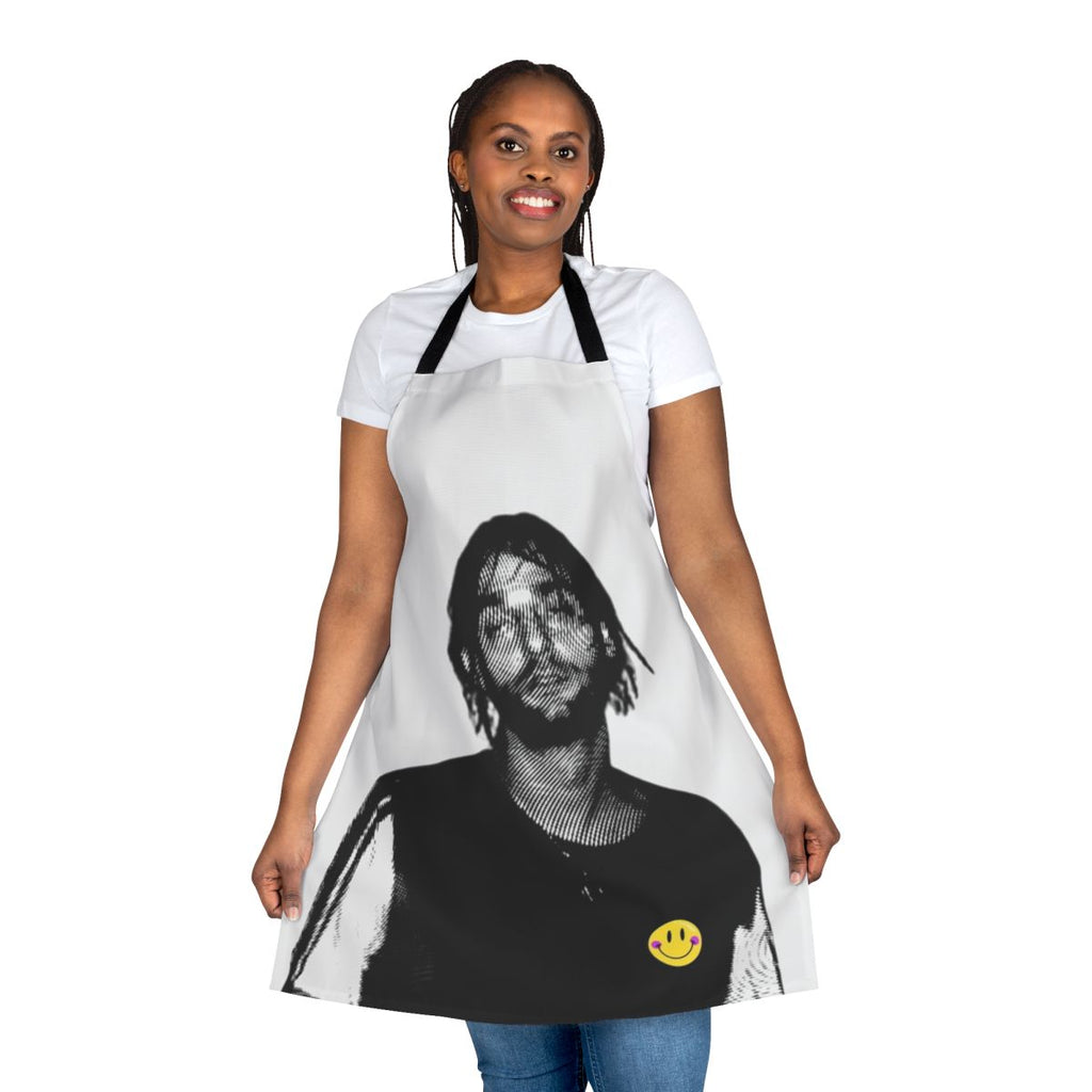 Electronic music inspired apron for music enthusiasts