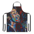 Ella Fitzgerald inspired apron with musical and swing dance design