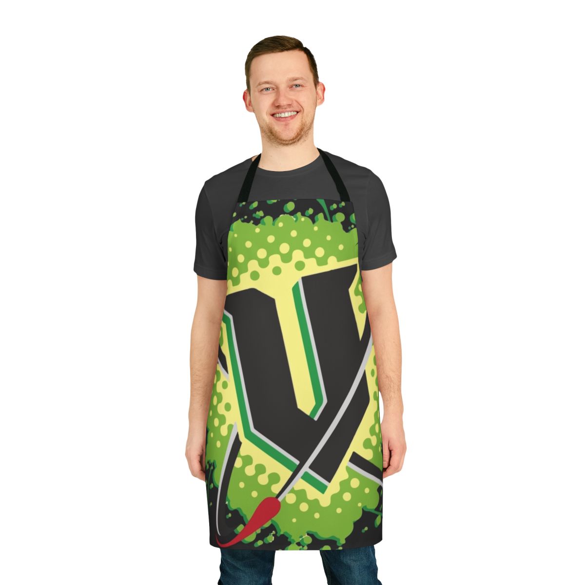 Apron featuring the V Energy drink logo, a popular Australian and New Zealand energy drink.