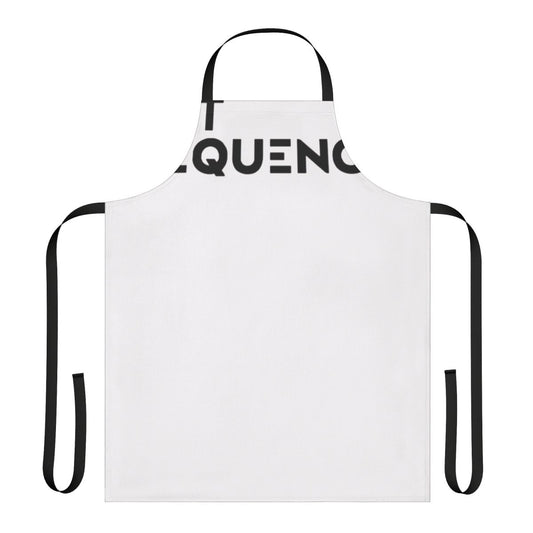 Apron featuring the Lost Frequencies logo design, a high-quality essential kitchen accessory.