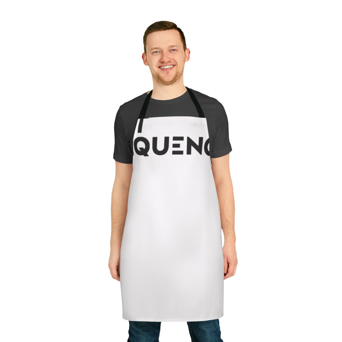 Apron featuring the Lost Frequencies logo design, a high-quality essential kitchen accessory.