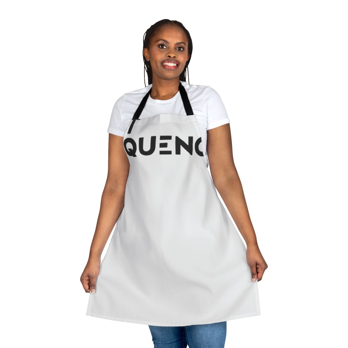 Apron featuring the Lost Frequencies logo design, a high-quality essential kitchen accessory.