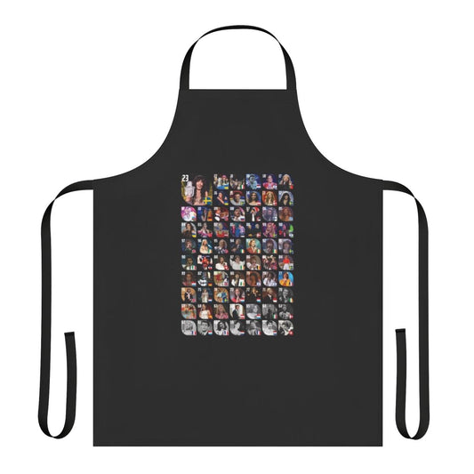 Stylish apron with Eurovision song contest winning designs