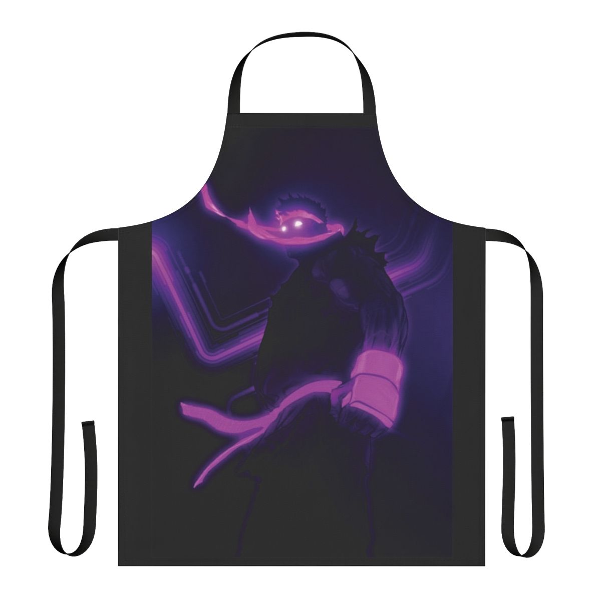 Illustration of the character "Evil Ryu" featured on a high-quality kitchen apron