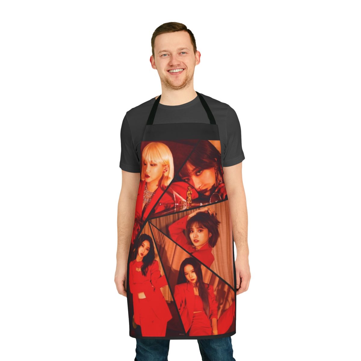 Exquisite EXID-themed apron for Kpop enthusiasts