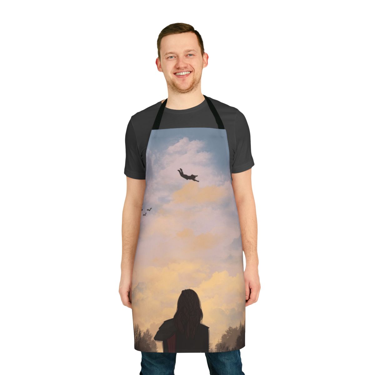 Elegant and practical fall-themed apron, perfect for cooking and baking, inspired by the popular TV series The 100.