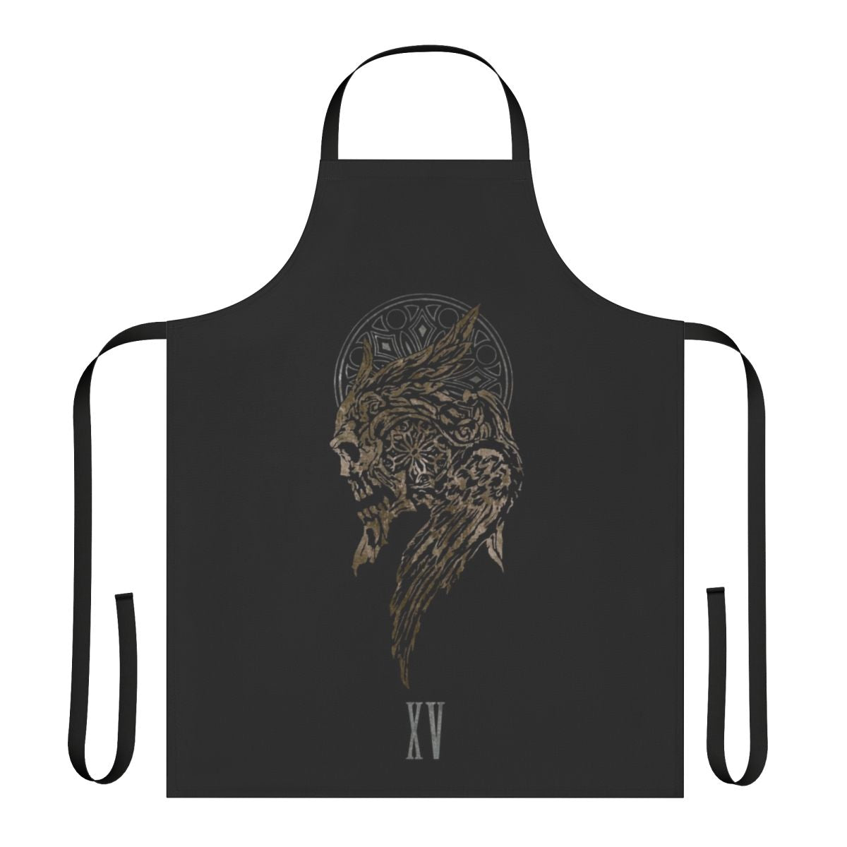 Stylish apron with fantasy-inspired Crest design for gaming enthusiasts