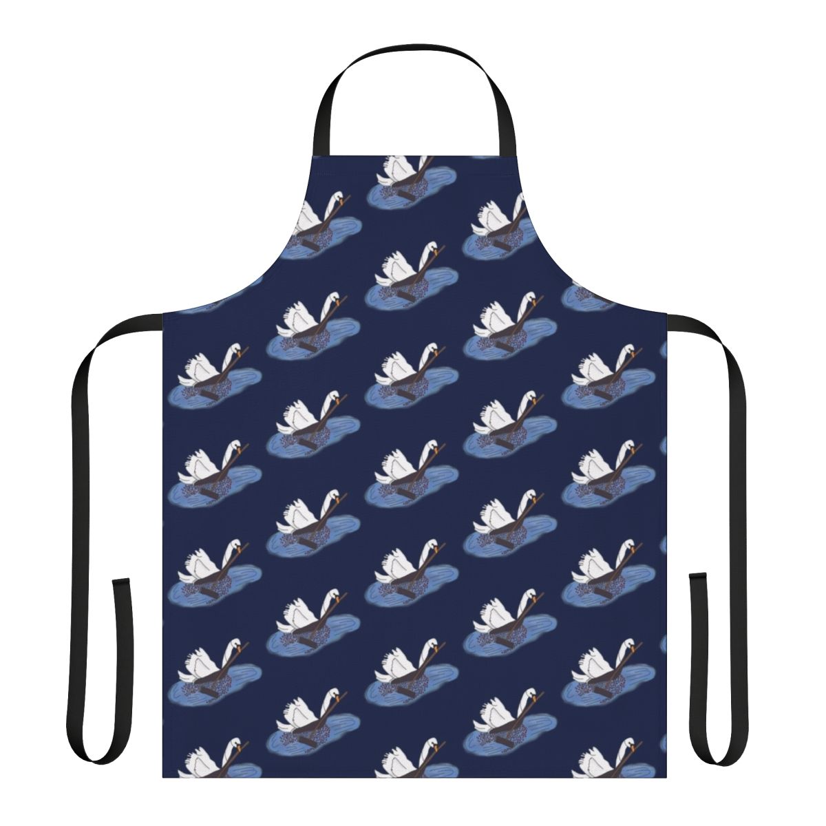 Farmer Swan Apron with a Charming Swan Design, Perfect for Farming and Cooking