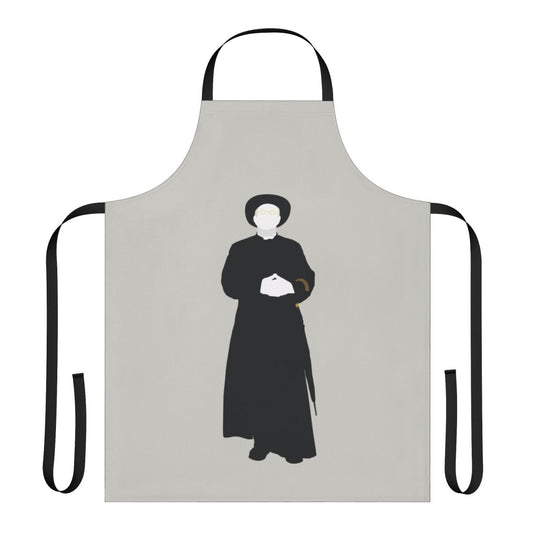 Apron with Father Brown character art